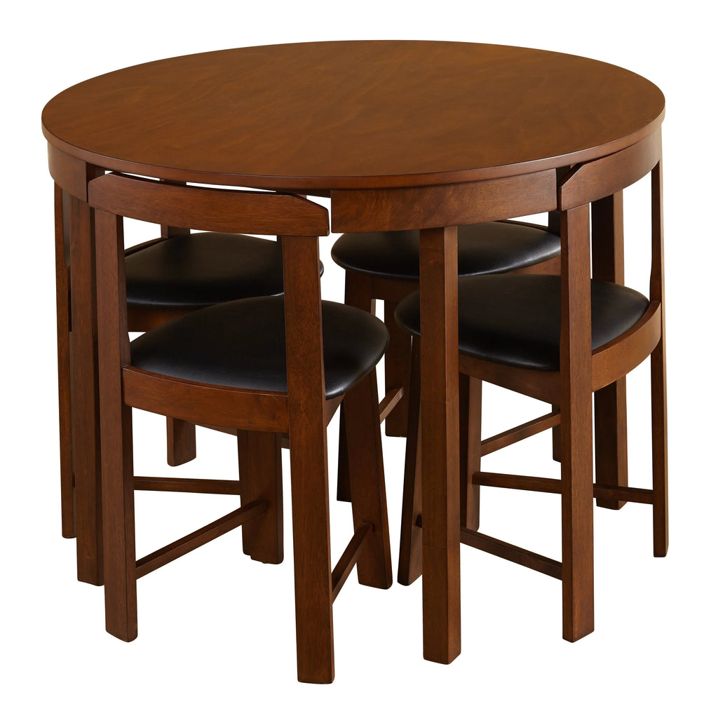 Harrisburg Tobey 5-piece Compact Round Dining Set