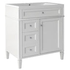 Bathroom Vanity with Top Sink and a Tip-out Drawer