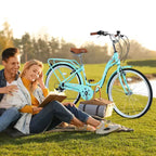 Zeus & Ruta 24-Inch Ladies Bicycle with 7-Speed and Steel Frame