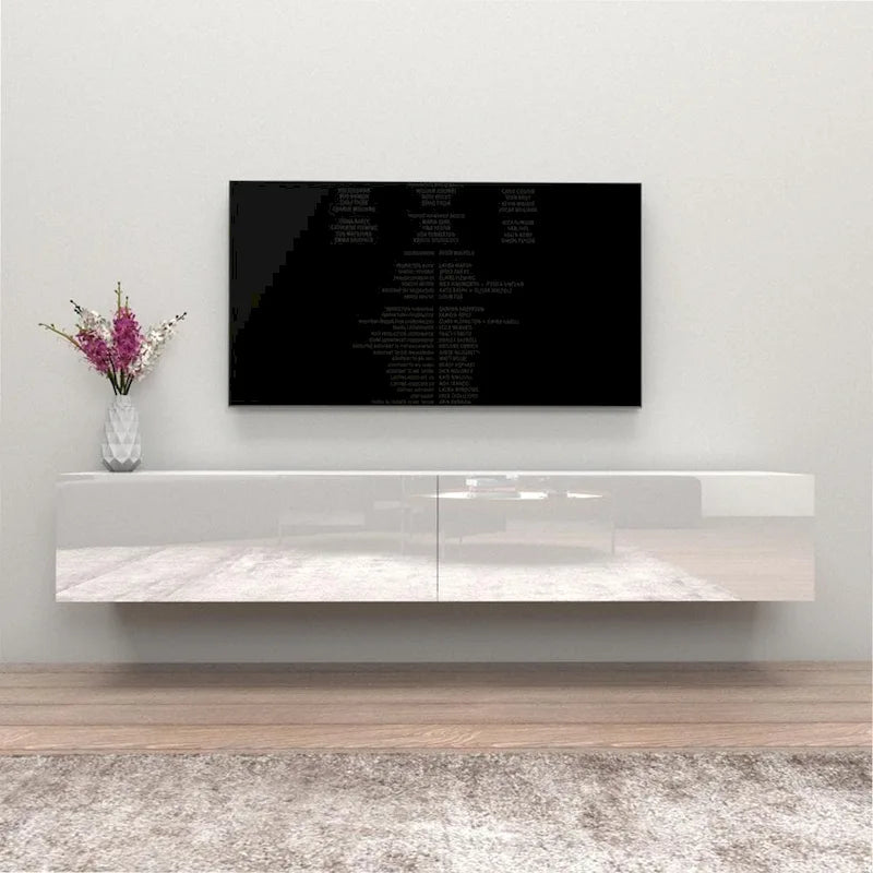 Berno 71-in. Modern Glossy Wall-mounted Floating TV Stand