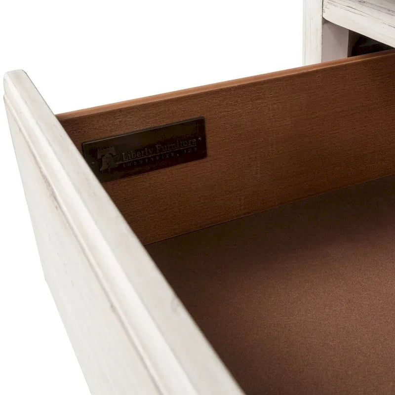 Farmhouse Reimagined Antique White 8-Drawer Dresser