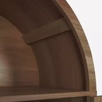 Arched Cabinet Wooden Display Cabinet