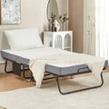 Erommy Folding Bed with Memory Foam Mattress: Portable foldable guest bed for adults with luxurious 5-inch memory foam mattress