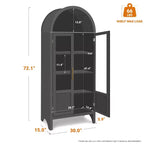 Arched Cabinet Wooden Display Cabinet