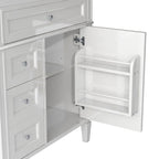 Bathroom Vanity with Top Sink and a Tip-out Drawer