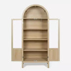 Arched Cabinet Wooden Display Cabinet