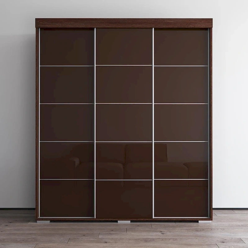 Copper Grove Parasol 71-inch Modern Glossy Armoire