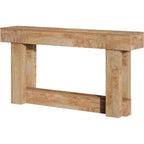 62.99-Inch Wood Console Table, 2-Tier Narrow Long Farmhouse Entryway Table