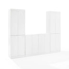 Crosley Stanton 3Pc Sideboard And Glass Door Pantry Set - 14.5x95x78