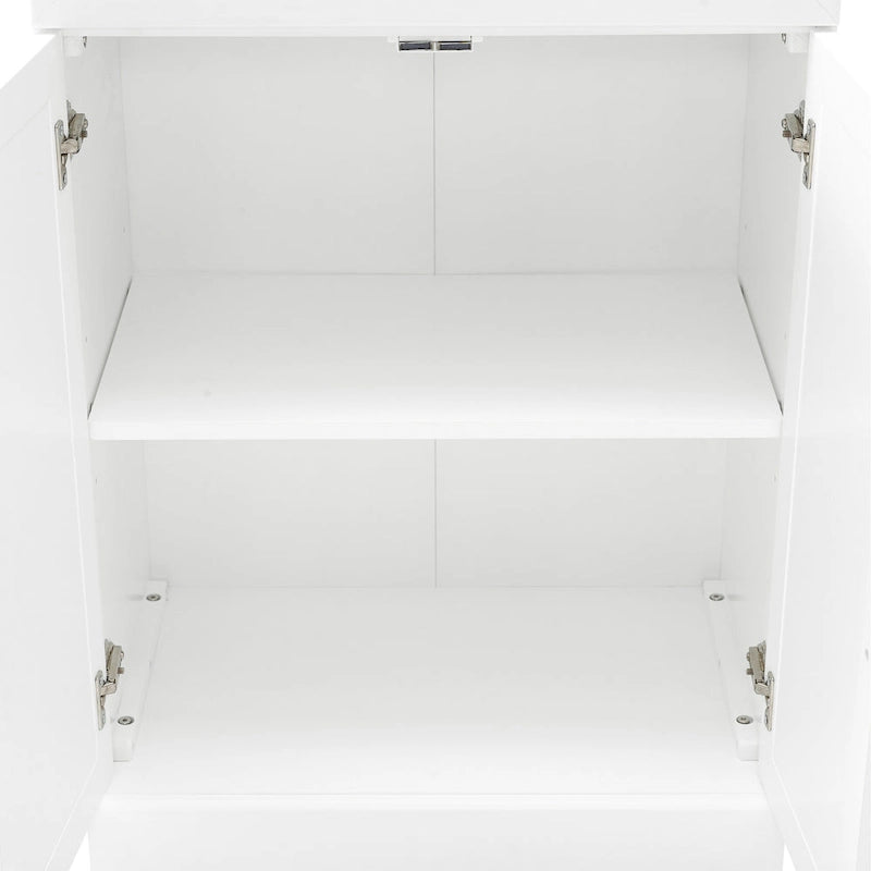 Crosley Stanton 3Pc Sideboard And Glass Door Pantry Set - 14.5x95x78