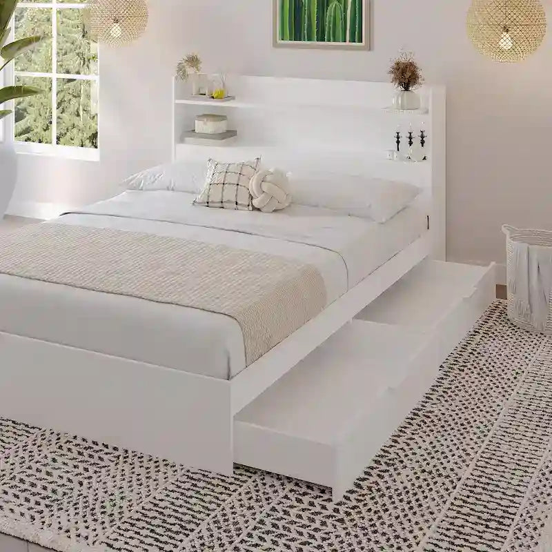 Hunter Platform Bed with Headboard