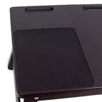 Table de lit portable multi-fonctions – Pour gaucher – Noyer