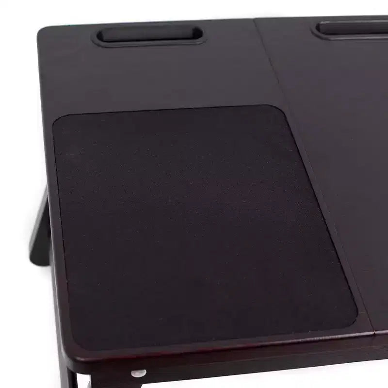 Table de lit portable multi-fonctions – Pour gaucher – Noyer