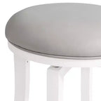Lot de 2 tabourets de bar hauteur comptoir Ellie