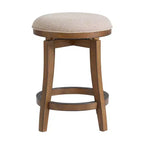 Lot de 2 tabourets de bar hauteur comptoir Ellie