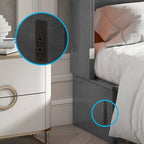 Mixoy Murphy Bed Cabinet Bed Chest with Mattress & Drawer