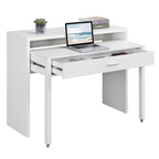 Convenience Concepts Newport JB Console/Sliding Desk with Drawer and Riser