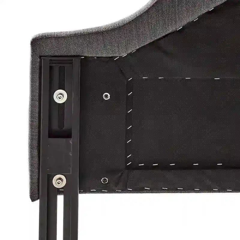 Adjustable Full/Queen Studded Fabric Headboard