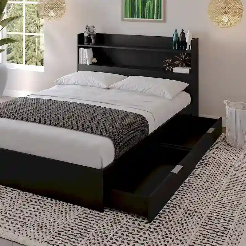 Hunter Platform Bed with Headboard