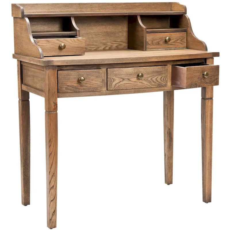 SAFAVIEH Leana 5-Drawer Work Office Writing Desk