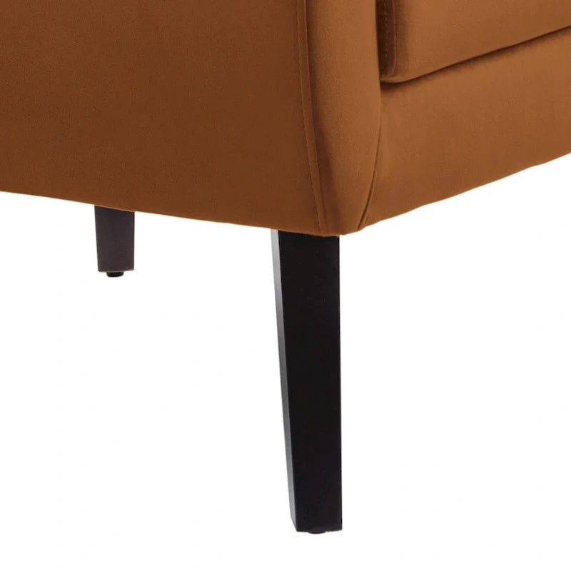 Set of 2 Velvet Living Room Accent Chair Upholstered Armchair