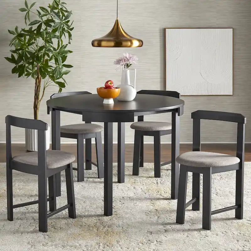Harrisburg Tobey 5-piece Compact Round Dining Set