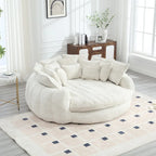 Comfortable Double Loaf Sofa Bed, Oversized Sofa Bed with Armrests