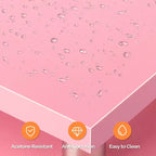 42.5 in. White MDF 3-Drawer Manicure Table Nail Desk with Storage, Doors, Electric Dust Collector