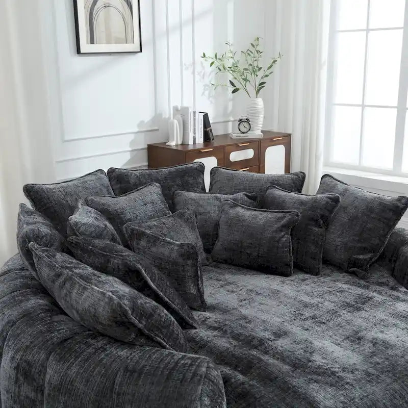 Comfortable Double Loaf Sofa Bed, Oversized Sofa Bed with Armrests