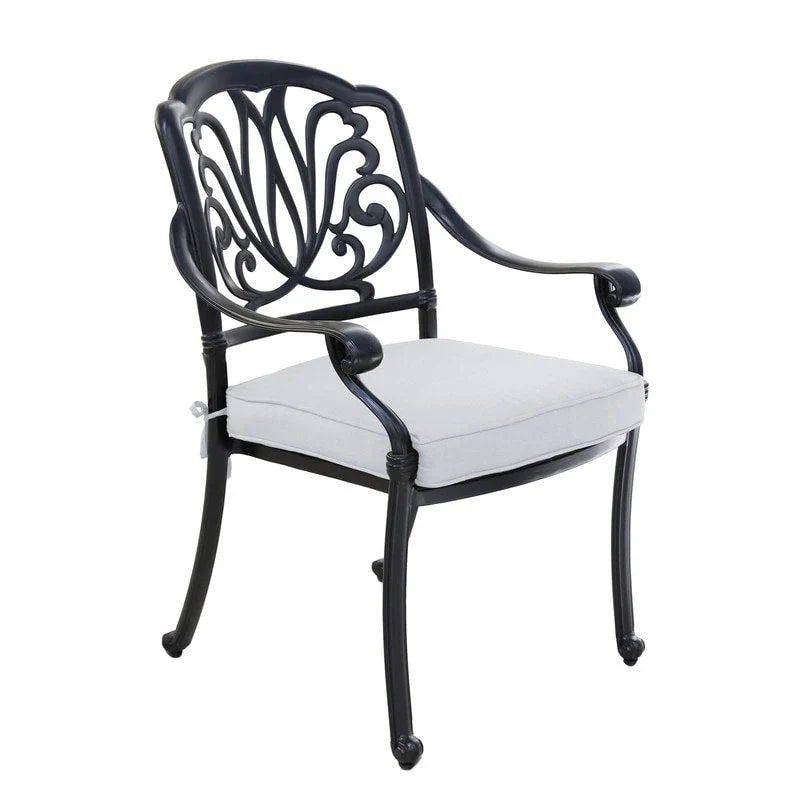 Manasquan 13-piece Gunmetal Aluminum Dining Set by Havenside Home