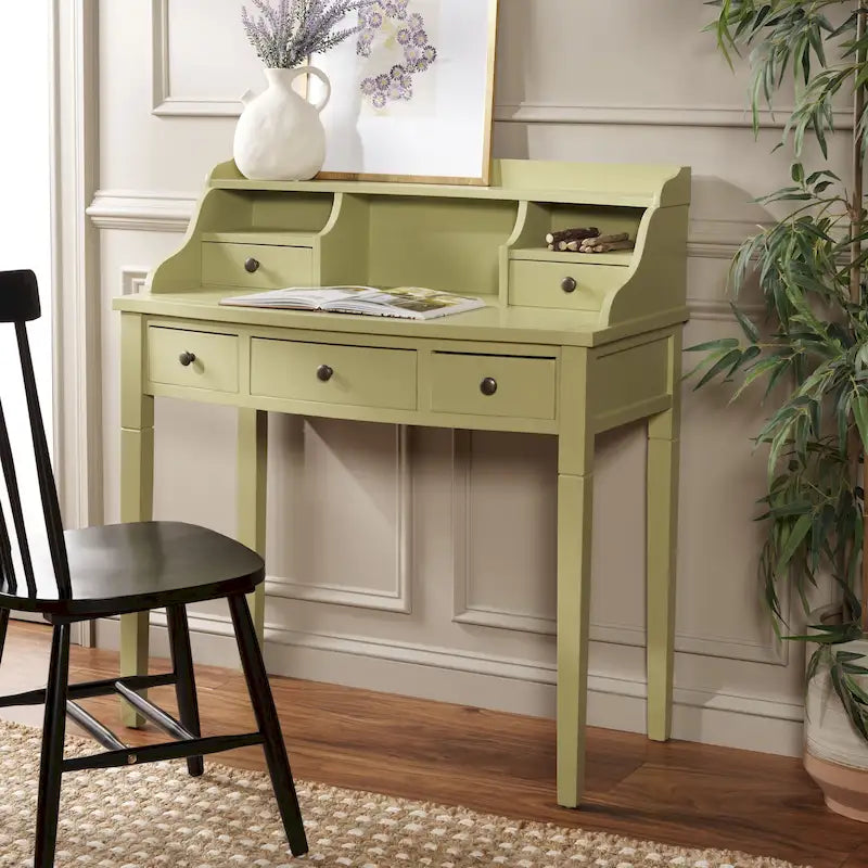SAFAVIEH Leana 5-Drawer Work Office Writing Desk
