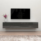 Berno 71-in. Modern Glossy Wall-mounted Floating TV Stand