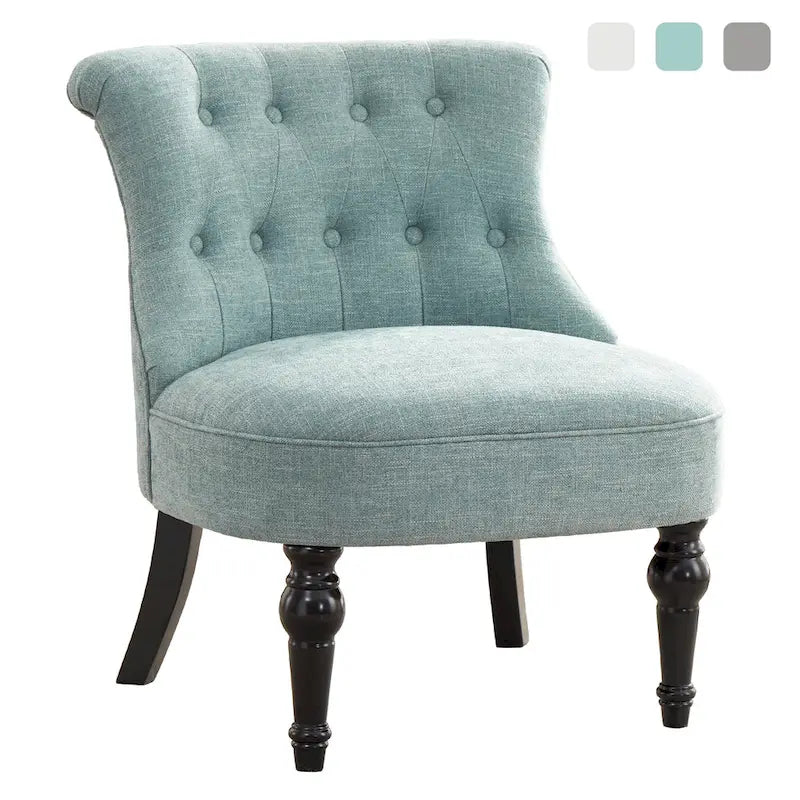 Living Room Armless Accent Comfy Chair