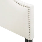 Adjustable Full/Queen Studded Fabric Headboard