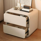 Scandinavian Wood Narrow Bedside Cabinet