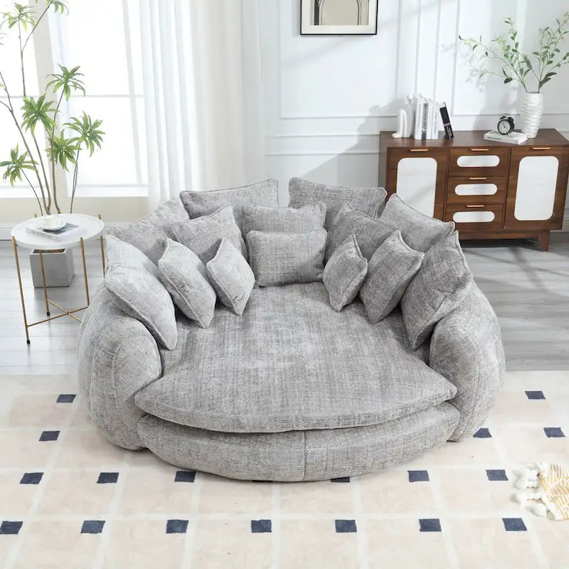 Comfortable Double Loaf Sofa Bed, Oversized Sofa Bed with Armrests