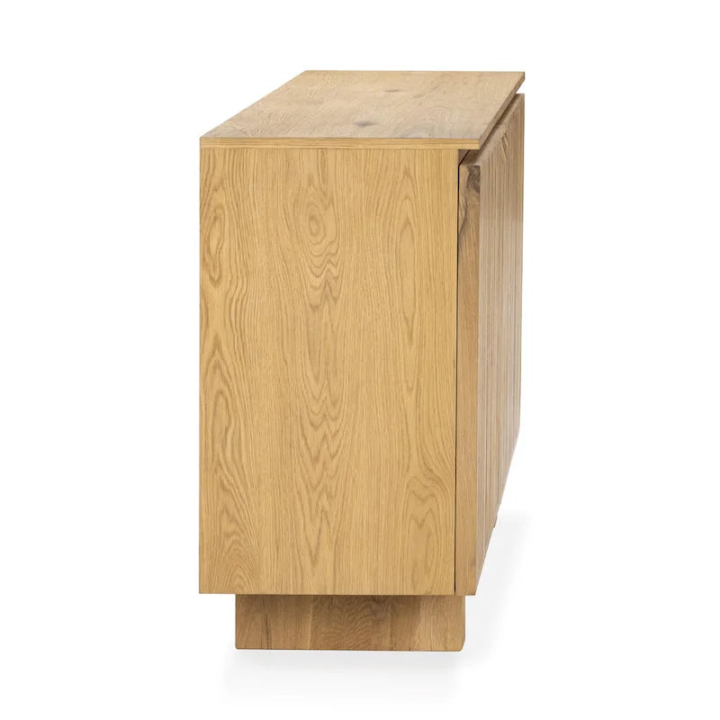 Classic Home Roya Oak Veneer Sideboard Buffet