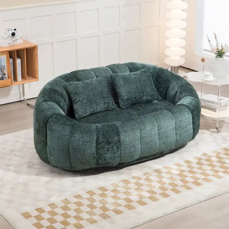 Chenille Bean Bag Chair Lazy Sofa