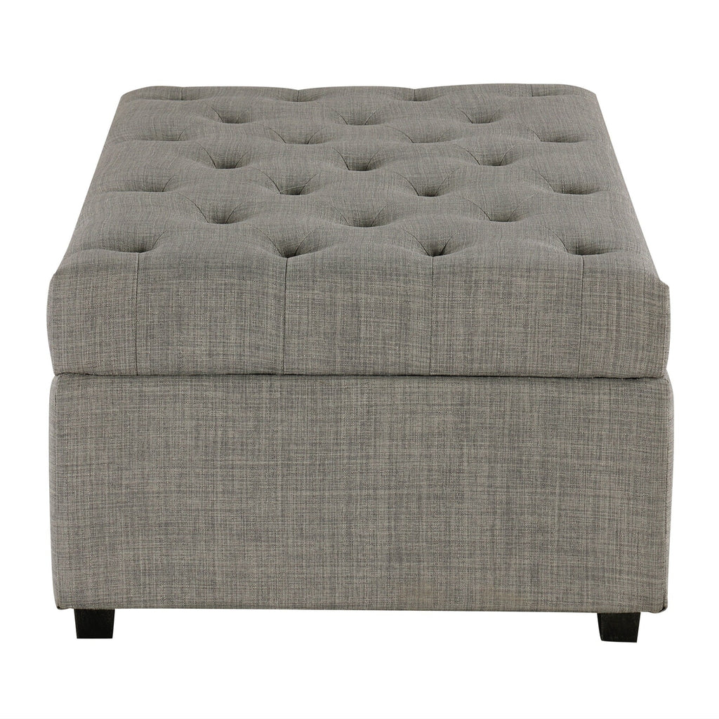Folding Sofa Bed, 49.6 Ottoman with a Folding Sofa Bed, Convertible Ottoman Sleeper with Memory Mattress and Tufted Design