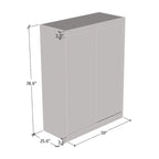 Aria 2 Door Modern High Gloss Wardrobe Armoire