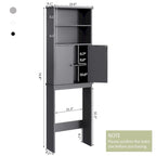 Futzca Over The Toilet Storage Cabinet with Door