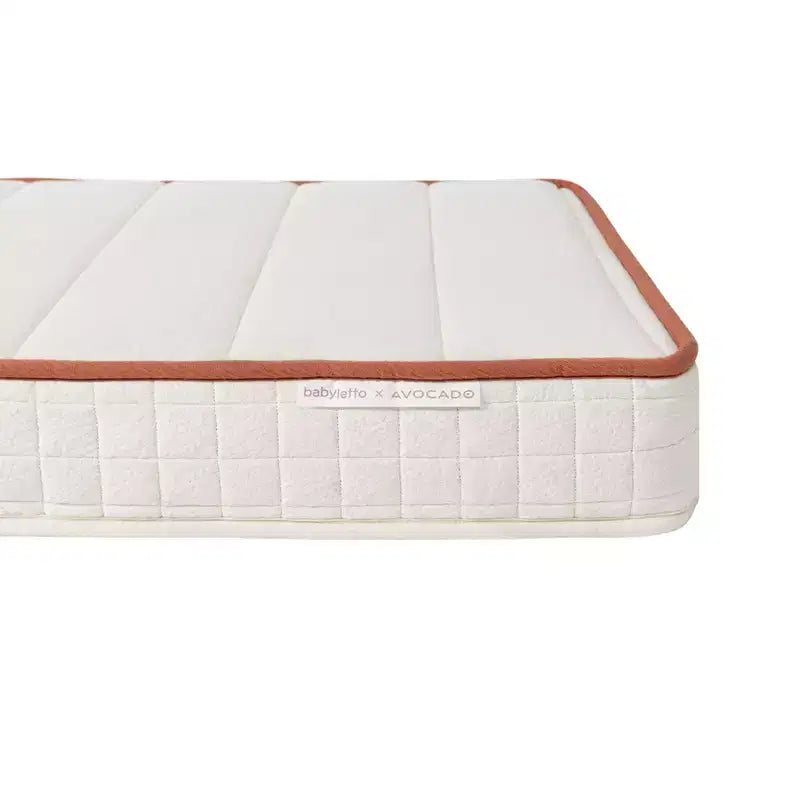 Babyletto Babyletto x Avocado Organic Crib Mattress 2-Stage and 100% Nontoxic - White