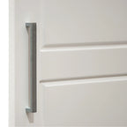 Palace Imports 100% Solid Wood Cosmo 3-Door Wardrobe Armoire with Solid Wood or Mirrored Doors