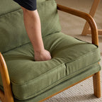 Mid Century Modern Upholstered Accent Chair