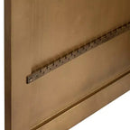 Kate & Laurel All Things Decor 20x6x30 Arendahl MDF Jewelry Cabinet with Mirror Gold