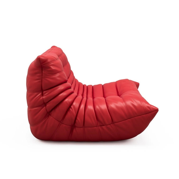 Furgle Microfiber Leather Sofa Ergonomic Design Lazy Sofa Floor Sofa