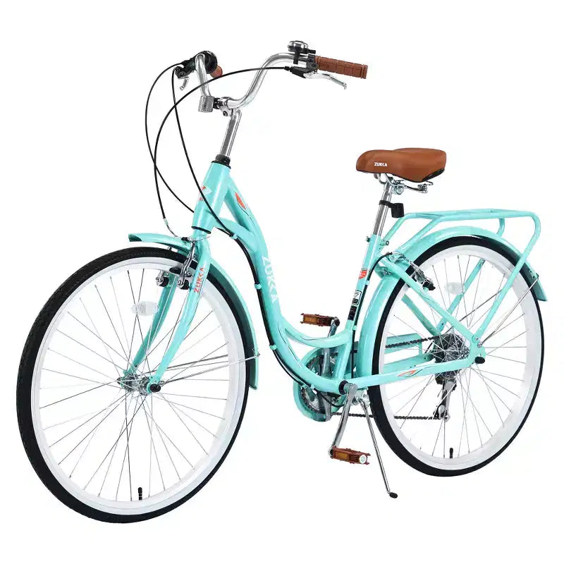 Zeus & Ruta 24-Inch Ladies Bicycle with 7-Speed and Steel Frame