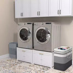Black / White Heavy-Duty Metal Washer & Dryer Pedestal Stand �C Single Unit, Anti-Vibration