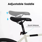 Whisen Road Bike, Lightweight Aluminum Frame, Disc Brakes, 16-Speed, Fast Acceleration, Suitable for Men and Women