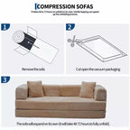 80.7 5-in-1 Convertible Sleeper Sofa Bed aï¿?Corduroy, 1200 lbs, No Assembly